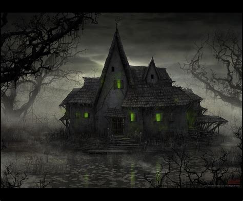This abode is inhabited by a witch and her specters